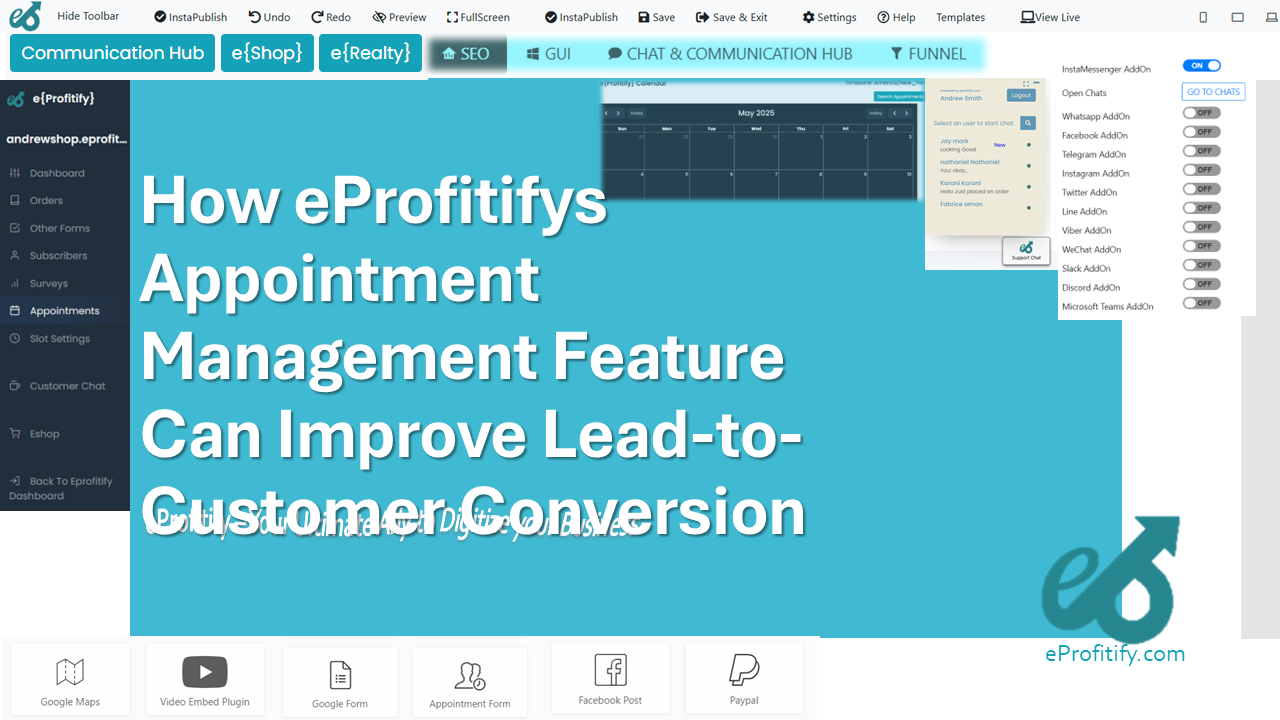 How eProfitifys Appointment Management Feature Can Improve Lead-to-Customer Conversion